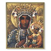 Our Lady Czestochowa 8x10 inch Gold Framed Everlasting Plaque