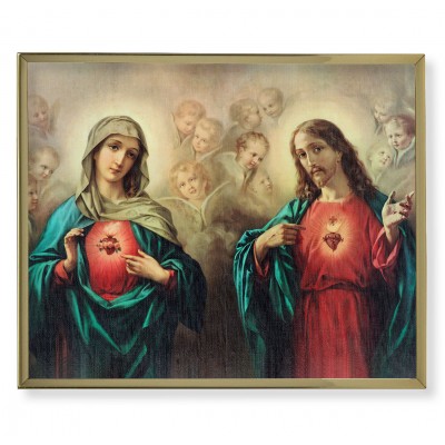 Madonna Of The Woods 8x10 inch Gold Framed Everlasting Plaque (2 Pack) - 846218041516 - 810-226