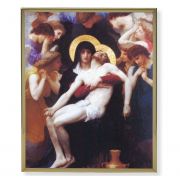 Bouguereau: Pieta 8x10 inch Gold Framed Everlasting Plaque