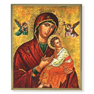 Our Lady Of Passion 8x10 inch Gold Framed Everlasting Plaque (2 Pack) - 846218041653 - 810-241