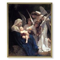 Bouguereau: Heavenly Melodie Gold Framed Everlasting Plaque