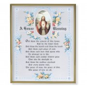 A House Blessing 8x10 in. Gold Framed Everlasting Plaque