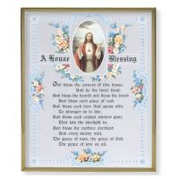 A House Blessing 8x10 in. Gold Framed Everlasting Plaque