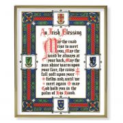 An Irish Blessing 8x10 inch Gold Framed Everlasting Plaque (2 Pack)
