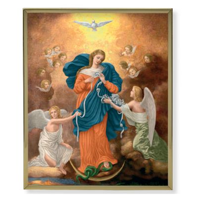 Our Lady Untier Of Knots 8x10 Gold Framed Everlasting Plaque (2 Pack) - 846218051959 - 810-906