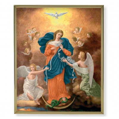 Our Lady Untier Of Knots 8x10 Gold Framed Everlasting Plaque (2 Pack) - 846218051959 - 810-906 Our Lady Untier Of Knots 8x10 Gold Framed Everlasting Plaque (2 Pack) - 846218051959 - 810-906