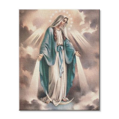 Our Lady Of Grace Fine Art Canvas 8x10 inch Print by Fratelli Bonella - 846218087156 - 822-200
