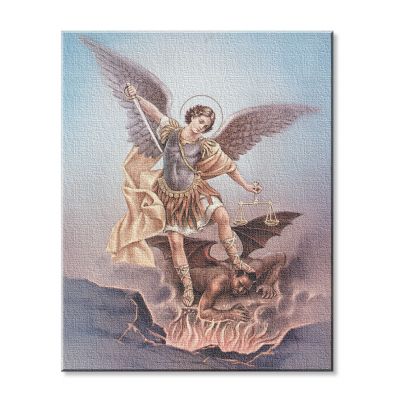 St Michael Fine Art Canvas 8x10 inch Print by Fratelli Bonella -  - 822-330