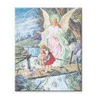Guardian Angel Fine Art Canvas 8x10 inch Print by Fratelli Bonella