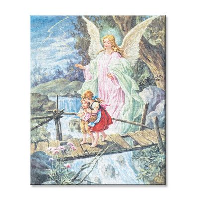 Guardian Angel Fine Art Canvas 8x10 inch Print by Fratelli Bonella -  - 822-350