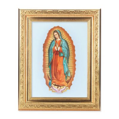 Our Lady Of Guadalupe - Detailed Scroll Carvings Gold Frame 2/Pk -  - 862-216