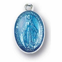 25pk - 3/4" Epoxied Miraculous Medal  Sold in inc of 25