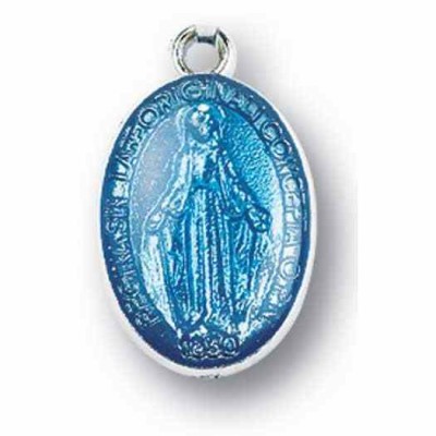 .875 inch Enameled Miraculous Medal (25 Pack) - 846218090941 - 1163