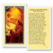 Prayer To Recover Lost Things 2 x 4 inch Holy Card (50 Pack)