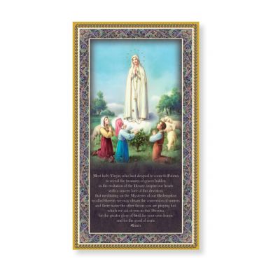 Our Lady Of Fatima Plaque - (Pack Of 2) -  - E59-228
