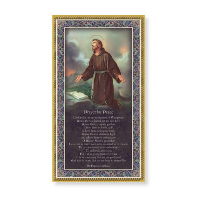 Saint Francis Plaque - (Pack Of 2) -  - E59-312