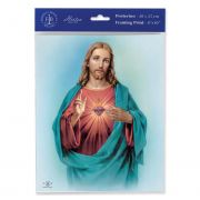 Sacred Heart Of Jesus - 8 x 10 inch Print (3 Pack)