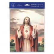 Sacred Heart Of Jesus 8" X 10" Print (Pack of 3)