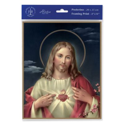 Sacred Heart Of Jesus - 8 x 10 in. Print (6 Pack) - 846218088795 - P810-106