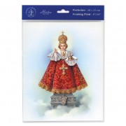 3pk - 8" x 10" Infant of Prague Print  (sold in inc. of 3)