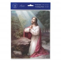 3pk - 8" x 10" Christ on Mount Olive Print  (sold in inc. of 3)