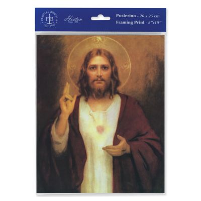 Sacred Heart Of Jesus 8 x 10in. Print (6 Pack) - 846218088825 - P810-109