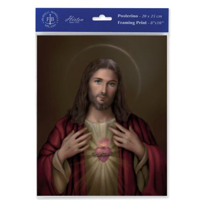 Sacred Heart Of Jesus 8 x 10 inch Print (6 Pack) - 846218088870 - P810-115