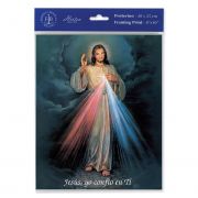 Fratelli Bonella Divine Mercy 8 x 10 inch Print (Spanish) (3 Pack)