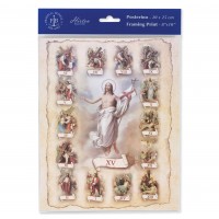 3pk - 8" x 10" Stations of The Cross Print  (sold in inc. of 3)