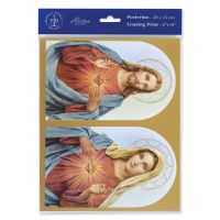 The Sacred Hearts 8 inch x 10 inch Print (3 Pack)