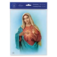 Immaculate Heart Of Mary 8 x 10 in. Print (3 Pack)