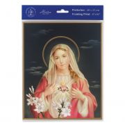 Immaculate Heart Of Mary 8 x 10in Print (3 Pack)