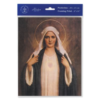 Immaculate Heart Of Mary 8x10in Print (6 Pack) - 846218089129 - P810-209