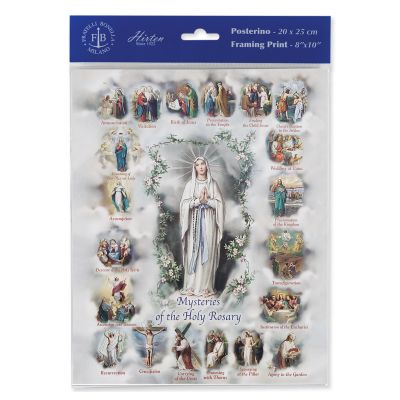 Mysteries Of The Rosary 8 x 10 inch Print (6 Pack) - 846218089150 - P810-212