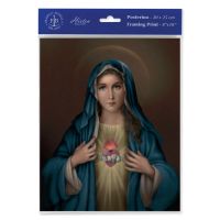 Immaculate Heart Of Mary Print (3 Pack)
