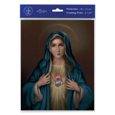 Immaculate Heart Of Mary Print (6 Pack) - 846218089181 - P810-215
