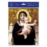 Bouguereau: Madonna Of The Flowers 8 x 10in Print (3 Pack)