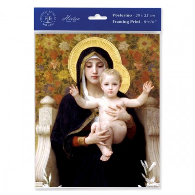 Bouguereau: Madonna Of The Flowers 8 x 10in Print (6 Pack) - 846218089273 - P810-230