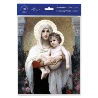 Bouguereau: Madonna Of The Roses 8 x 10 inch Print (3 Pack)