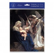 3pk - 8" x 10" Bouguereau: Heavenly Melody Print  (sold in inc. of 3)