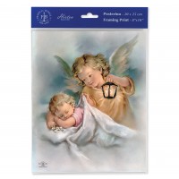 3pk - 8" x 10" Guardian Angel with Lantern Print (sold in inc of 3) 3pk - 8" x 10" Guardian Angel with Lantern Print (sold in inc of 3)