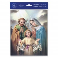 3pk - 8" x 10" Simeone: Holy Family Print  (sold in inc of 3)