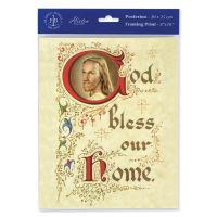 House Blessing Christ 8 x 10 inch Print (3 Pack)