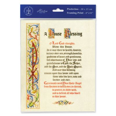 House Blessing 8 x 10 inch Print (6 Pack) - 846218089624 - P810-388