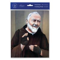 Saint Pio 8 x 10 inch Print (3 Pack)