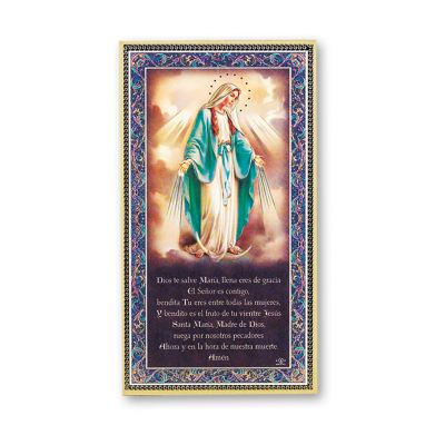 5" X 9" Spanish Our Lady Of Grace Plaque - (Pack Of 2) -  - S59-200