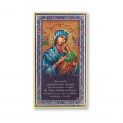 5" X 9" Spanish Our Lady Of Perpetual Help Plaque - 2Pk