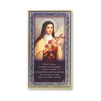 5" X 9" Spanish St. Therese Plaque - (Pack Of 2)