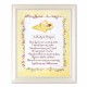 A Baby s Prayer Print In a Pearlized White Frame -  - 123-391