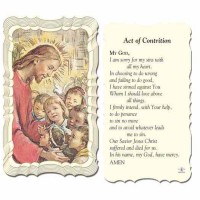 50pk - Act Of Contrition 2 x 4 inch Prayer-Card - (Pack of 50) 50pk - Act Of Contrition 2 x 4 inch Prayer-Card - (Pack of 50)